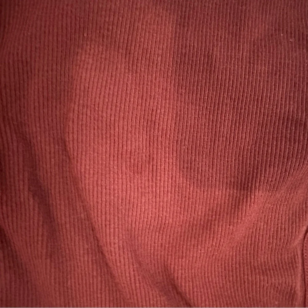 Skims Cotton Ribbed Tank Dress in Sangria - Medium - Picture 2 of 6